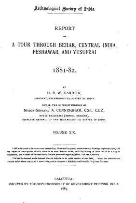 Kakazai Pashtuns in "Archaeological Survey of India - Report of a Tour through Behar, Central India, Peshawar, and Yusufzai - 1881-82" - Volume XIX - by H. B. W. Garrick and Alexander Cunningham (Originally Published in 1885)