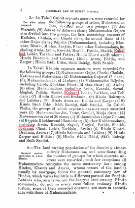 Kakazai Pashtuns in "Customary Law of the Gujrat District" - Volume IX - by Captain H. Davies (Originally Published in 1892)