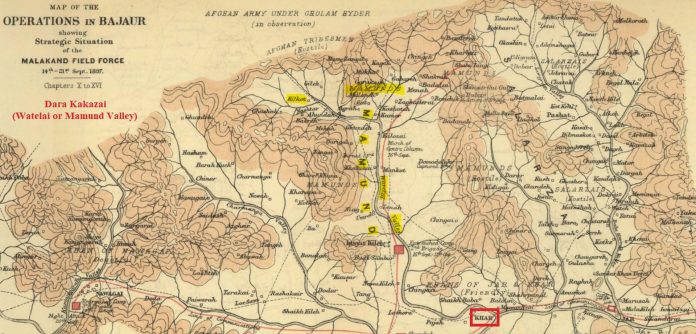 Dara Kakazai - Old Map