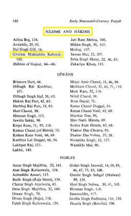 Kakazai Afghan in Punjab - "Early nineteenth century Panjab : from Ganesh Das's Chār bāgh-i-Panjāb" - by Ganesh Dās Translated and edited by J. S. Grewal & Indu Banga. - Ganesh Dās book originally published in Published 1849