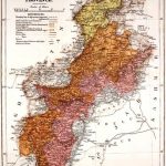 Map - North West Frontier Province - From the Black Mountain to Waziristan - by Colonel H. C. Wylly - Published in 1912 - Size 3162×4095